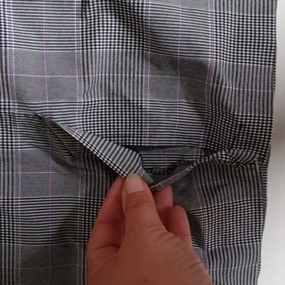 Soho Apparel - Medium Checkered Pencil Skirt Career Office - Picture 5 of 6